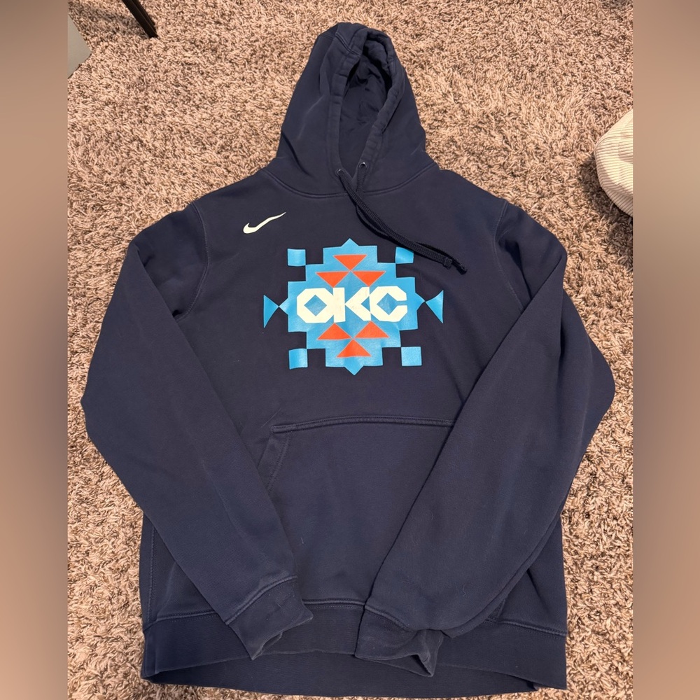 Nike okc thunder Native American hoodie